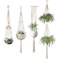 Visit the Mkouo Store Mkouo Macrame Plant Hangers