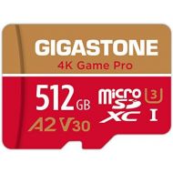 [5-Yrs Free Data Recovery] Gigastone 512GB Micro SD Card, 4K Game Pro, MicroSDXC Memory Card for Nintendo-Switch, GoPro, Action Camera, DJI, UHD Video, R/W up to 100/60 MB/s, UHS-I