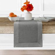 Villeroy & Boch Villeroy and Boch New Wave Metallic Border Linen Set of 4 Placemats, Gray/Silver