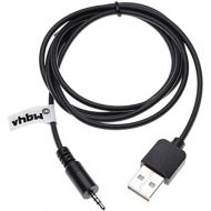 [아마존베스트]vhbw USB Jack Charging Cable for JBL Synchros E50BT, E50, E40BT, E40, J56, J56BT Headphones - USB to AUX Jack Plug - Revised Version