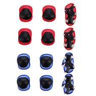 Abaodam 2 Sets Sports Protector Gear Knee Pads Elbow Pads Hand Protection-