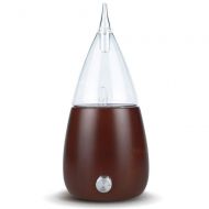 Hujinku189 Wood Grain Essential Oil Diffusers Essential Oil Cold Spray Diffuser Essential Oil Aroma Nebulizer Fragrance for Household Humidifiers with Colorful Lights,Brown