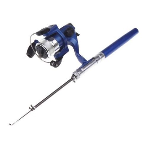  [아마존베스트]Lixada Fishing Rod Aluminium Pocket Pen Rod Fishing Mini Telescopic Fishing Rod Pole + Reel