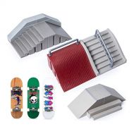TECH DECK, Ultimate Street Spots Pack with 3 Fully Assembled Exclusive Boards, Coast to Coast Edition