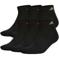adidas Mens Athletic Cushioned Low Cut Socks (6-Pair)