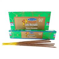 인센스스틱 Satya Natural Patchouli Incense Sticks (Box Of 12 Packs)