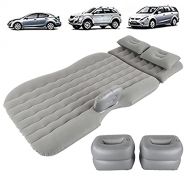 GOTOTOP Car Sleeping Mattress Plush Airbed, with Air Pump SUV Air Bed Comfort Portable Gray Air Mattress PVC Flocking for Adult for Camping for Cars for Child