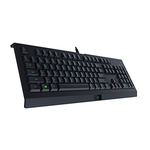 레이저 Razer Cynosa Lite Gaming Keyboard: Customizable Single Zone Chroma RGB Lighting - Spill-Resistant Design - Programmable Macro Functionality - Quiet & Cushioned