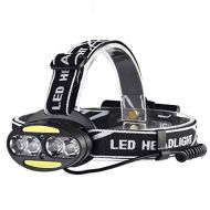 FCYIXIA Headlamp -Rechargeable Battery， Lightweight, Durable, Waterproof and Dustproof Headlight，Camping and Hiking Gear