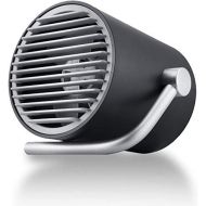[아마존베스트]Fancii Small USB Fan Ultra Quiet - Mini Table Fan with Double Turbo Blades for Desk, Home, Office and Room (Black)