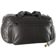Derek Alexander Leather Duffel Bag, Black