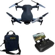 Aoile WiFi 1.2KM FPV RC Drone C-Fly Faith 5G GPS with 4K HD Camera 3-Axis Stable Gimbal 25 Mins Flight Time Quadcopter RTF VS X12 4K Black with Bag