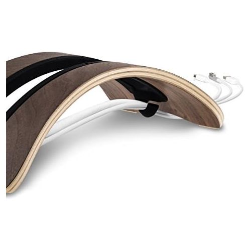  [아마존베스트]kalibri Laptop Stand / Notebook Stand - Holder Made of Wood 3x Silicone Insert for MacBook Air/Pro/Pro Retina/Tablet iPad - Walnut Wood
