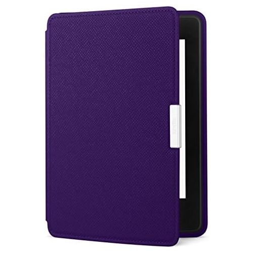  Amazon Kindle Paperwhite Leather Case, Royal Purple - fits all Paperwhite generations prior to 2018 (Will not fit All-new Paperwhite 10th generation)