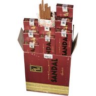 인센스스틱 ZED BLACK Premium Incense - Sandal Agarbatti - 12 Packets of 8 Sticks Each