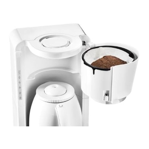  Rowenta CT3801 Adagio Thermo Kaffeemaschine, 8 bis 12 Tassen 1.25 L, weiss