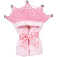 DZYNR Princess Crown Hooded Baby Bath Towel for Girls | Ultra Soft Premium Cotton | Perfect Baby Shower Gift