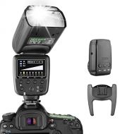 Neewer Flash Speedlite with 2.4G Wireless System and 15 Channel Transmitter Compatible with Canon Nikon Sony Panasonic Olympus Fujifilm Pentax and Other DSLR Cameras with Standard