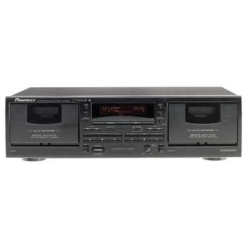파이오니아 [아마존베스트]Pioneer CT-W404R Dual Cassette Deck (Discontinued by Manufacturer)