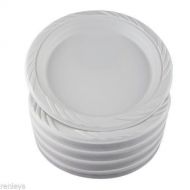 Dinner Plates 100 White 9 Plastic Party Plates Disposable Dinner Wedding Plastic Dishes