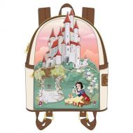Loungefly Disney Snow White Castle Series Womens Double Strap Shoulder Bag Purse