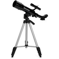 Celestron - 50mm Travel Scope - Portable Refractor Telescope - Fully-Coated Glass Optics - Ideal Telescope for Beginners - Bonus Astronomy Software Package