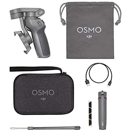 디제이아이 DJI Osmo Mobile 3 Combo - 3-Axis Smartphone Gimbal Handheld Stabilizer Vlog Youtuber Live Video for iPhone Android