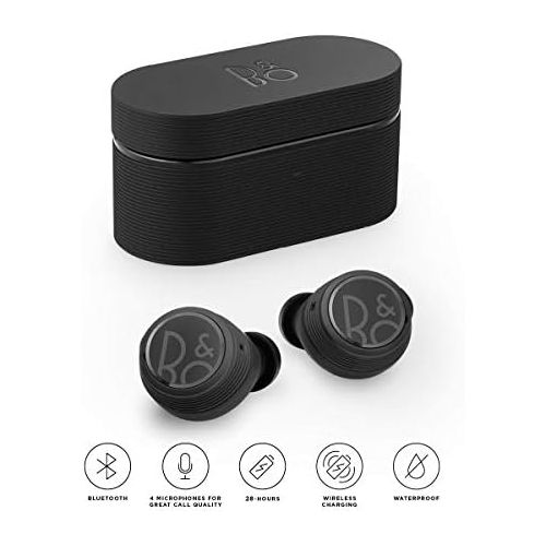  Bang & Olufsen Beoplay E8 Sport True Wireless In-Ear Bluetooth Earphones with Customizable Comfort Fit, Microphones and Touch Control, Wireless Charging Case, 28H Playtime, IP57 Du