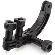 SOONSUN Curved Extension Arm Mount + 90 Degree Rotary Connector Chain for GoPro Hero 9, 8, 7, 6, 5, Session, 4, 3+, 3, 2, 1 Cameras