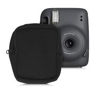 kwmobile Neoprene Pouch Compatible with - Fujifilm Instax Mini 11 - Protective Camera Pouch Case - Black