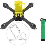 QWinOut T210 5 inch Truex 210mm Quadcopter Frame Kit Carbon Fiber Rack FPV Camera Fixed Mount TPU for GoPro 7/6/5 Freestyle Whoop Drone (30degree Yellow)