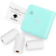 [아마존베스트]Phomemo M02 Pro Pocket Printer- Mini Bluetooth Thermal Printer with 3 Rolls White Sticker Paper, Compatible with iOS + Android for Learning Assistance, Study Notes, Journal, Fun, W