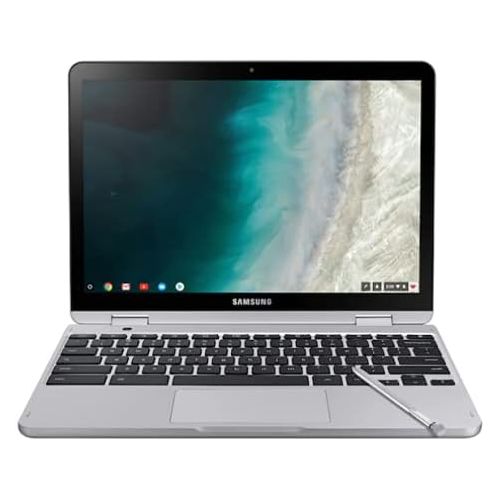 삼성 Samsung Chromebook Plus V2, 2-in-1, 4GB RAM, 32GB eMMC, 13MP Camera, Chrome OS, 12.2, 16:10 Aspect Ratio, Stealth Silver (XE521QAB-K01US)