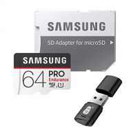 100% Original Samsung PRO Endurance Class 10 Micro SD Card Flash TF Microsd Memory Card 64GB U1 4K with Adapter and Card Reader