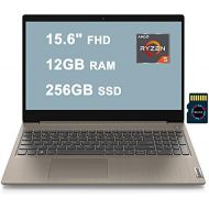 Lenovo IdeaPad 3 Laptop I 15.6 FHD Display I AMD 4-Core Ryzen 5 3500U ( i5-8210Y) I 12GB DDR4 256GB SSD I Dolby Up to 9 Hours of Battery Life Win10 Almond + 32GB MicroSD Card