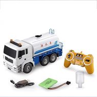SXDYJ 1:20 Childrens Toy Car Remote Control Water Truck Simulated City Water Truck with Sound and Light Music Electric RC Engineering Truck