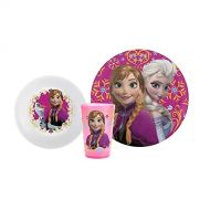 Disney Frozen Mealtime Set With Plastic Plate/Bowl and Cup
