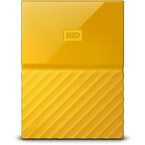  Western Digital WD 2TB Yellow My Passport Portable External Hard Drive - USB 3.0 - WDBS4B0020BYL-WESN