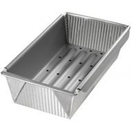 USA Pan Bakeware Aluminized Steel Meat Loaf Pan with Insert: Meatloaf Pan: Kitchen & Dining