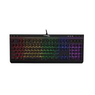 HyperX Alloy Core RGB ? Membrane Gaming Keyboard, Comfortable Quiet Silent Keys with RGB LED Lighting Effects, Spill Resistant, Dedicated Media Keys, Compatible with Windows 10/8.1