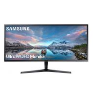 Amazon Renewed Samsung LS34J550WQNXZA 34-Inch QHD Ultra Wide Monitor, Black (Renewed)
