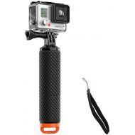 Mystery Waterproof GoPro Floating Hand Monopod Mount Floating Handle Grip with Thumb Screw and Adjustable Wrist Strap for GoPro Hero 2/3/3+/4 Sport Action Camera Mount Accessories