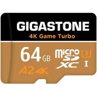 [5-Yrs Free Data Recovery] Gigastone 64GB Micro SD Card, 4K Game Turbo, MicroSDXC Memory Card for Nintendo-Switch, GoPro, Action Camera, DJI, Drone, UHD Video, R/W up to 95/35MB/s,