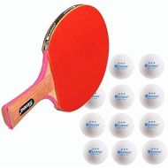 KEVENZ 60-Pack 3 Star Ping Pong Balls-White Professional Table Tennis Rackets 4 Pack