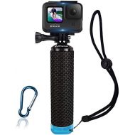 [아마존베스트]MiPremium Waterproof Floating Hand Grip Compatible with GoPro Hero 9 8 7 6 5 4 3+ 2 1 Session Black Silver Camera Handler & Handle Mount Accessories Kit for Water Sport and All Action Camera