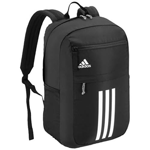 아디다스 adidas Unisex League 3 Stripe Backpack, Black, ONE SIZE