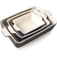 SWEEJAR Ceramic Bakeware-Set Baking-Dish Lasagna-Pans Casserole-Dish (Navy): Kitchen & Dining