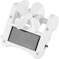 [아마존베스트]Fdit Portable Solar Powered Fan Easy to Hang or Clip for Mountain Climbing Camping Hiking