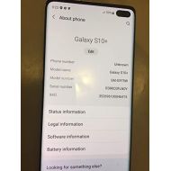 Samsung Galaxy Cellphone - S10+ Plus AT&T Factory Unlock (White, 128GB)