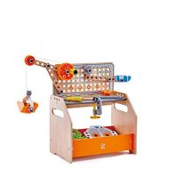 Hape Discovery Scientific Workbench | Kids Construction Toy, Children’s Workshop with Over 10 Possible Creations, Toys for Kids 4+